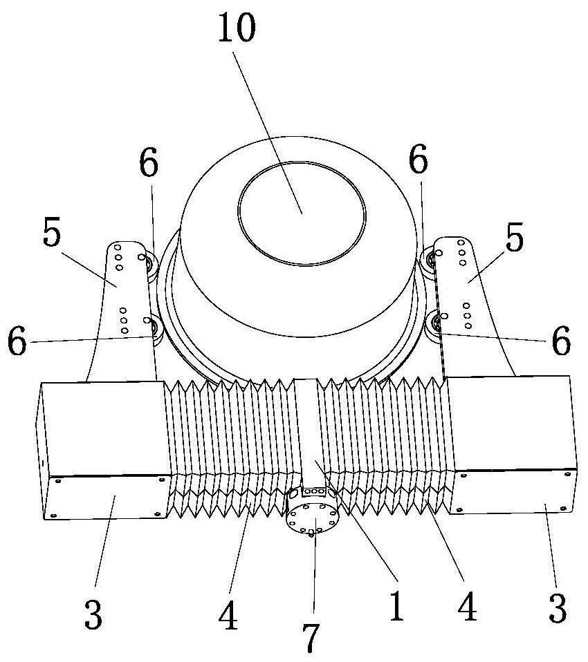 Dustproof clamping device