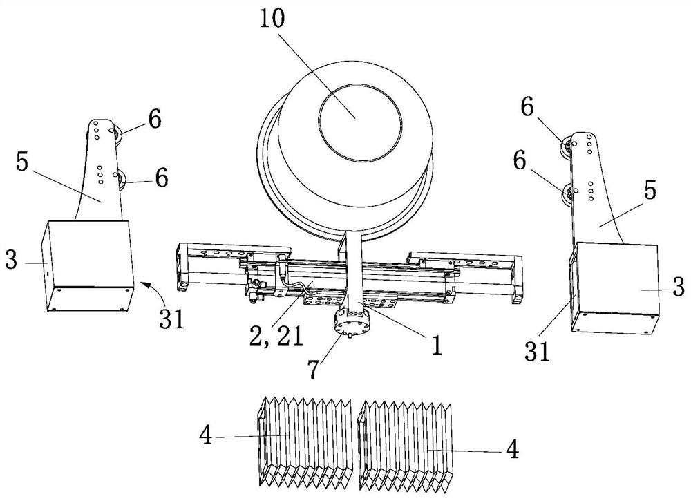 Dustproof clamping device