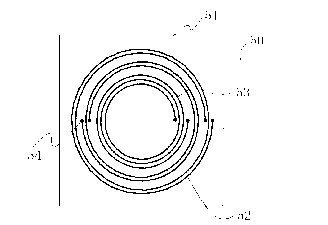 Electric induction assembly, stacking assembly, electric power transmission device assembly, electric measuring device assembly and single-phase electric measuring device