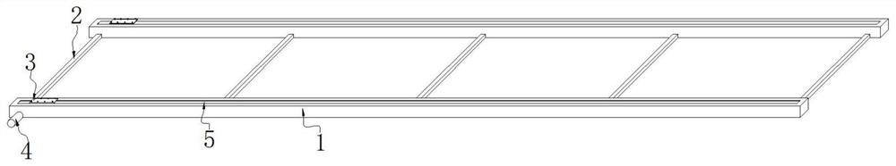 Transverse moving mechanism of portal crane