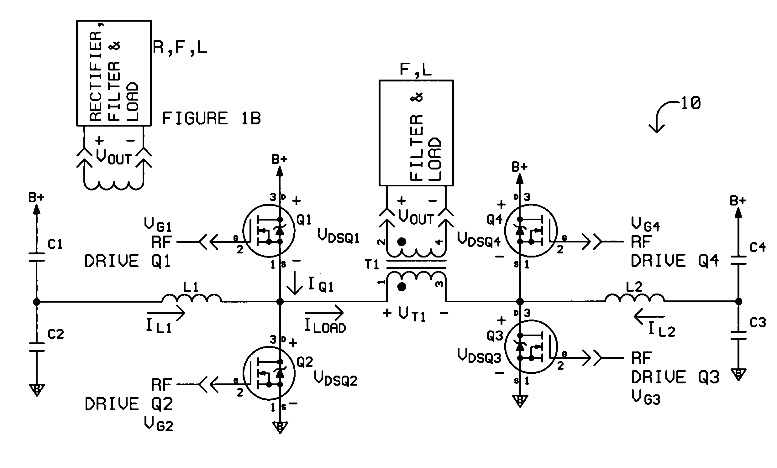 Phase to amplitude H-Bridge switching circuit
