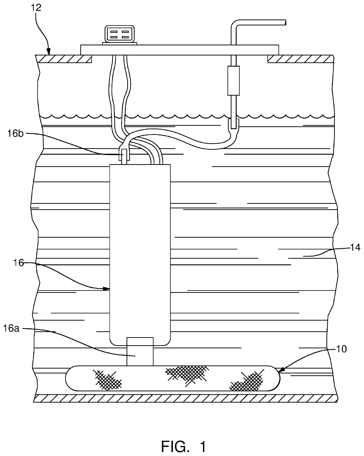 Fuel strainer for an in-tank fuel pump