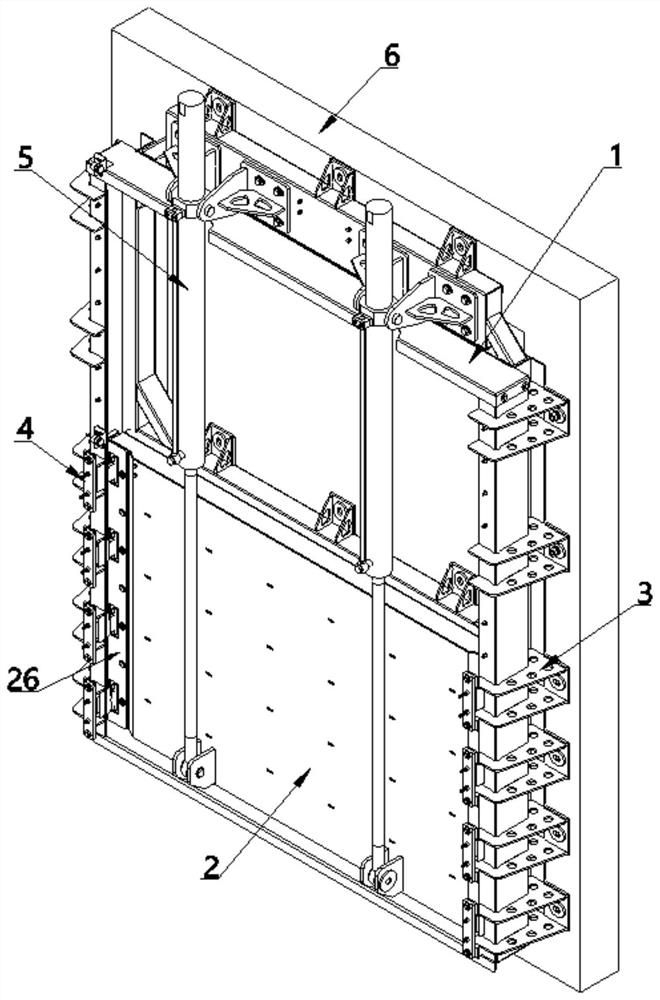 Two-way water stop gate with discrete sealing adjustment structure