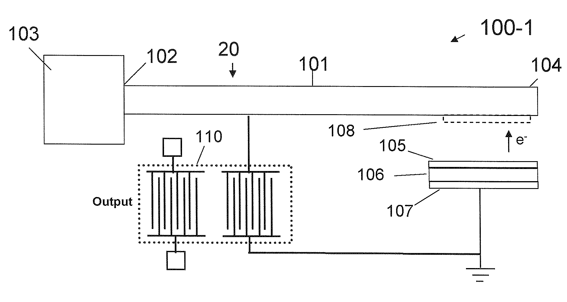 Self-powered, piezo-surface acoustic wave apparatus and method