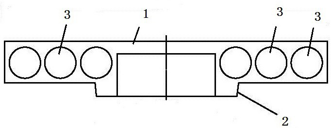 Template and method for reserved foundation pit for inspection well