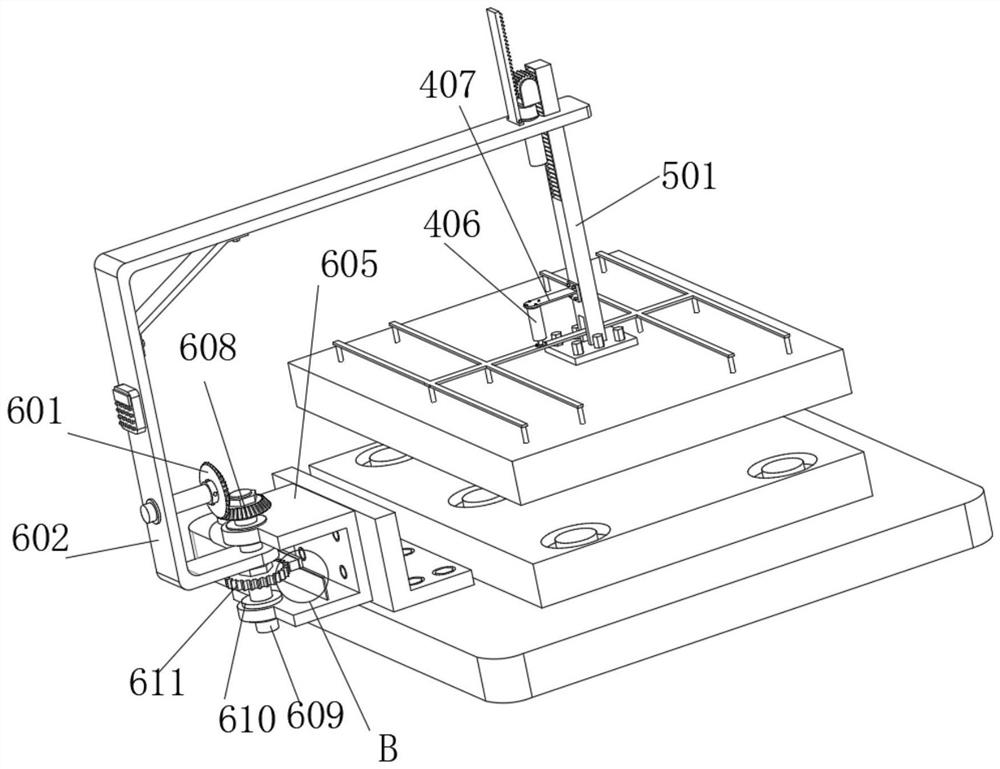 A kind of advancing and retreating mold device for oil seal forming machine