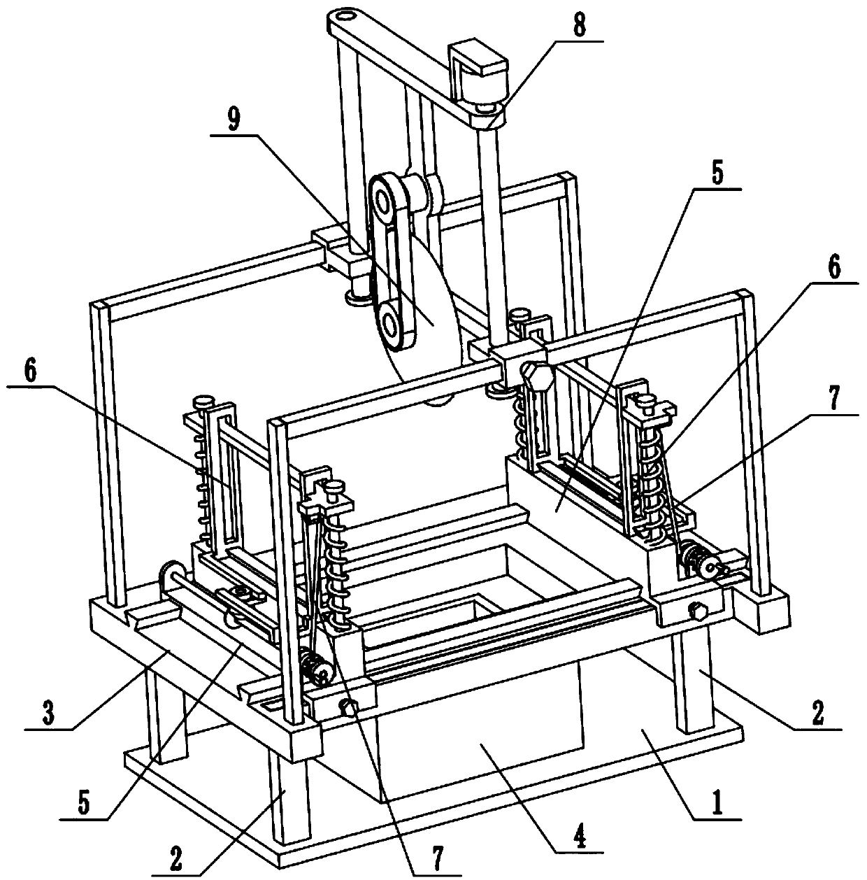 Wood cutting device for building decorations