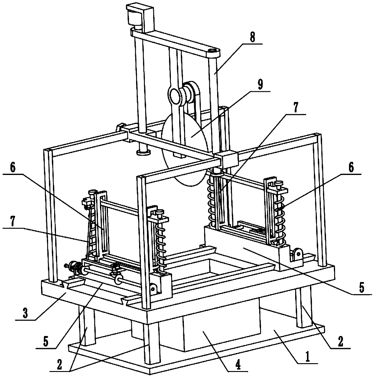 Wood cutting device for building decorations