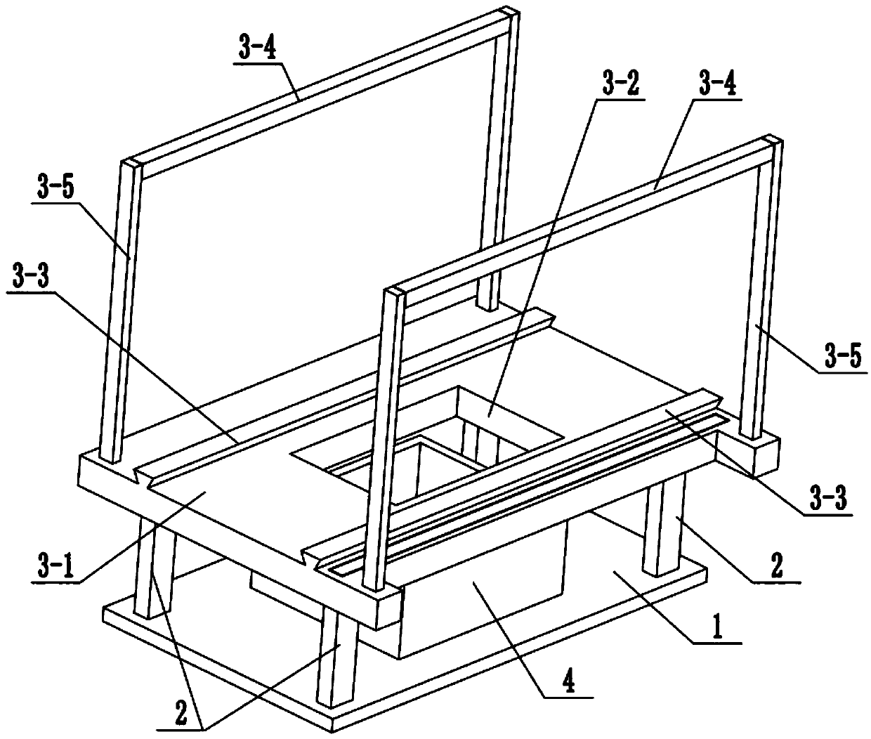 Wood cutting device for building decorations