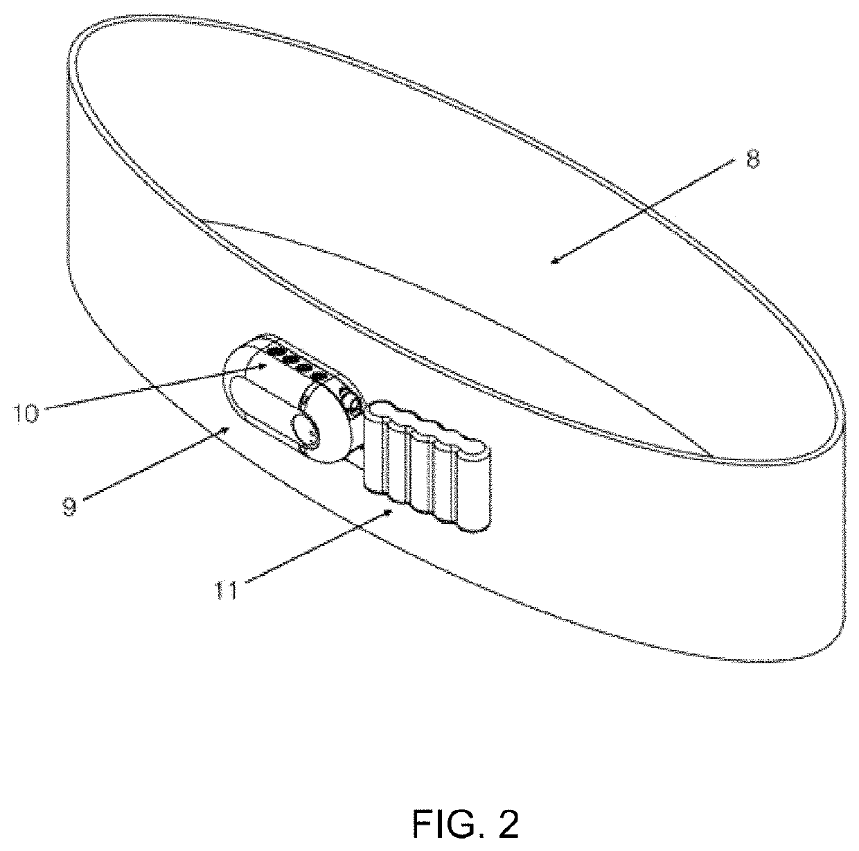 Portable device with disposable reservoir for collection of internal fluid after surgery from a plurality of sites simultaneously