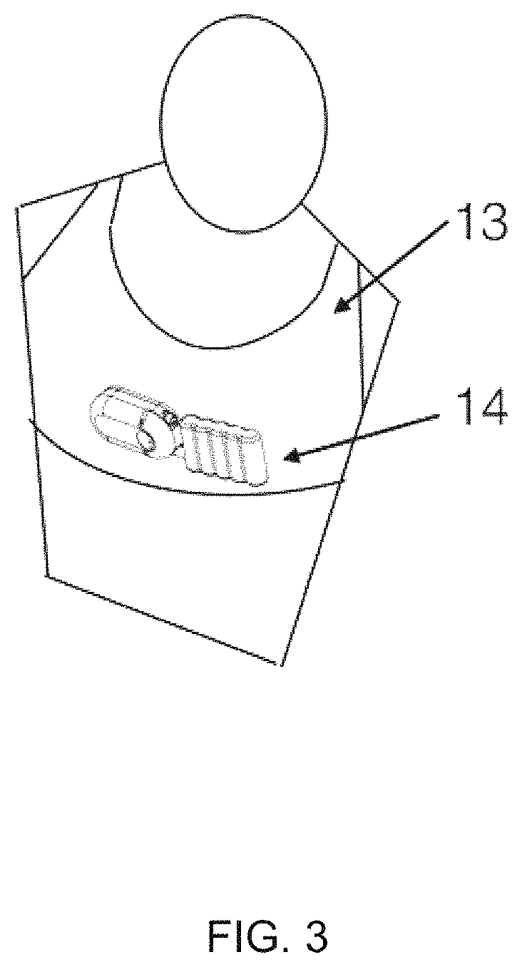 Portable device with disposable reservoir for collection of internal fluid after surgery from a plurality of sites simultaneously