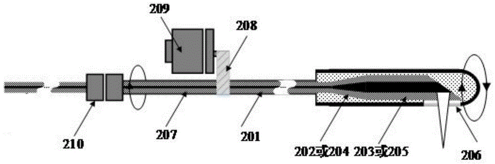 All-fiber endoscopic OCT probe based on tapered structure