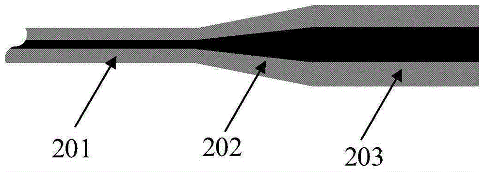 All-fiber endoscopic OCT probe based on tapered structure