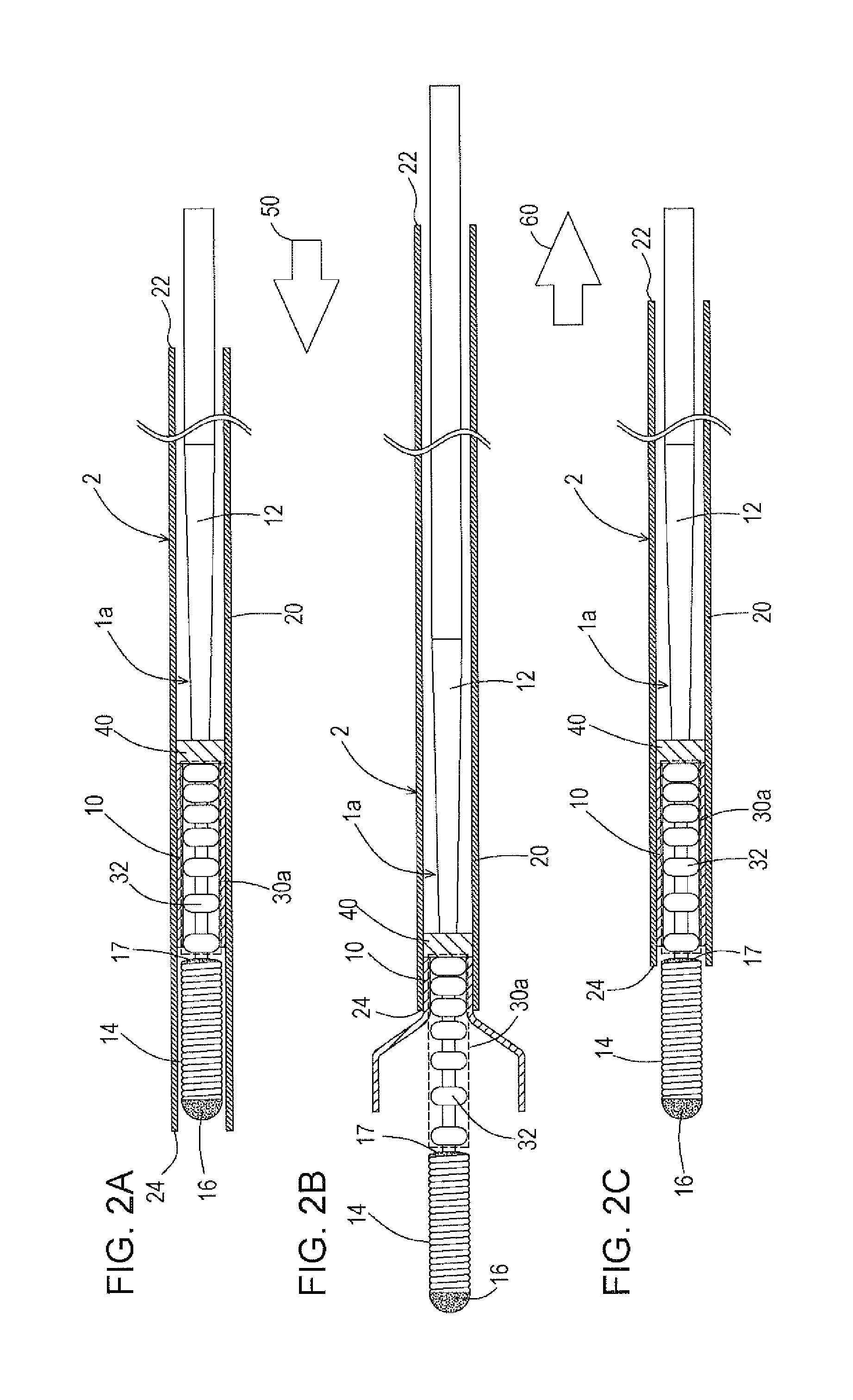 Pusher guide wire