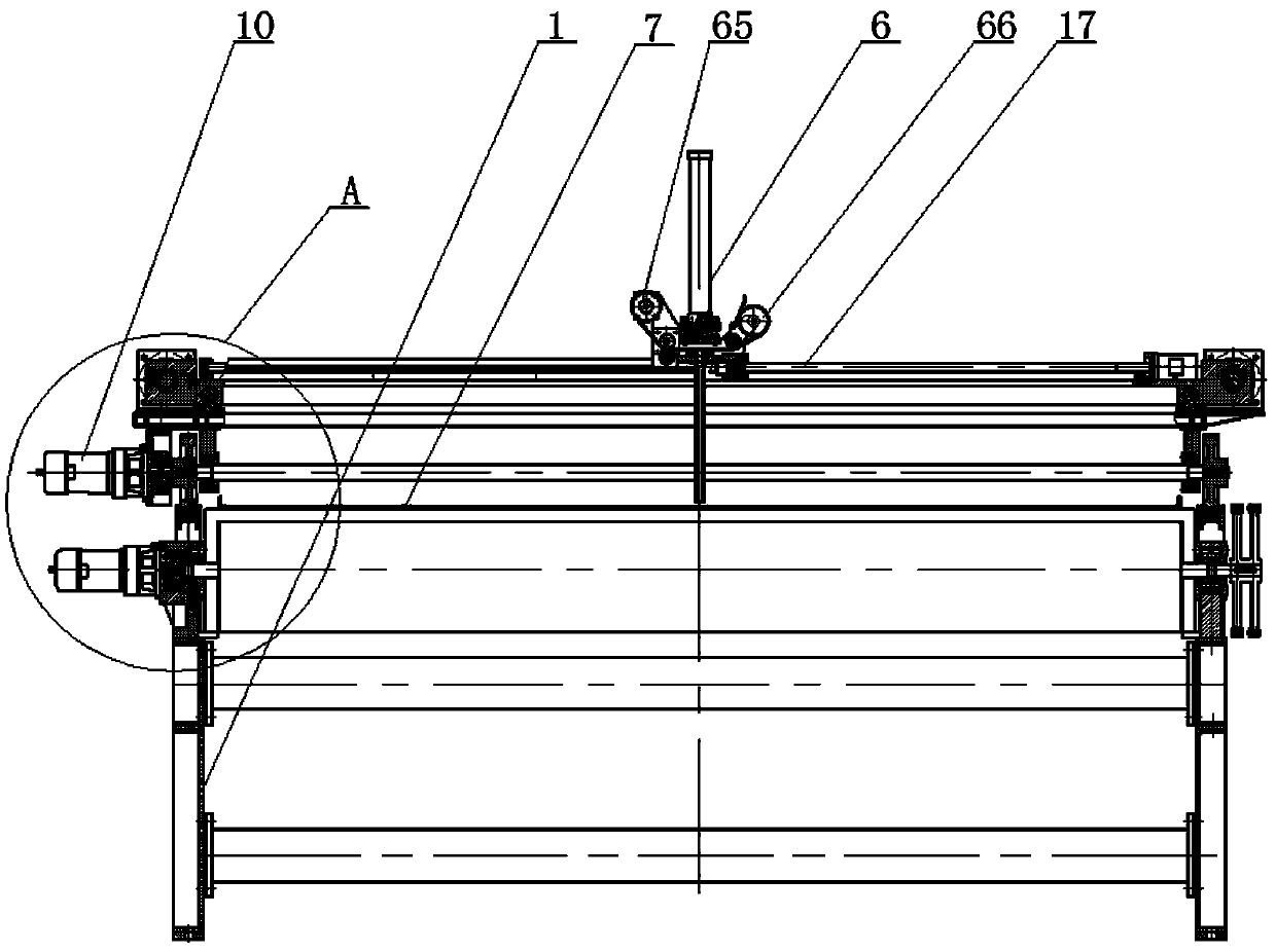 Fabric embossing automation equipment