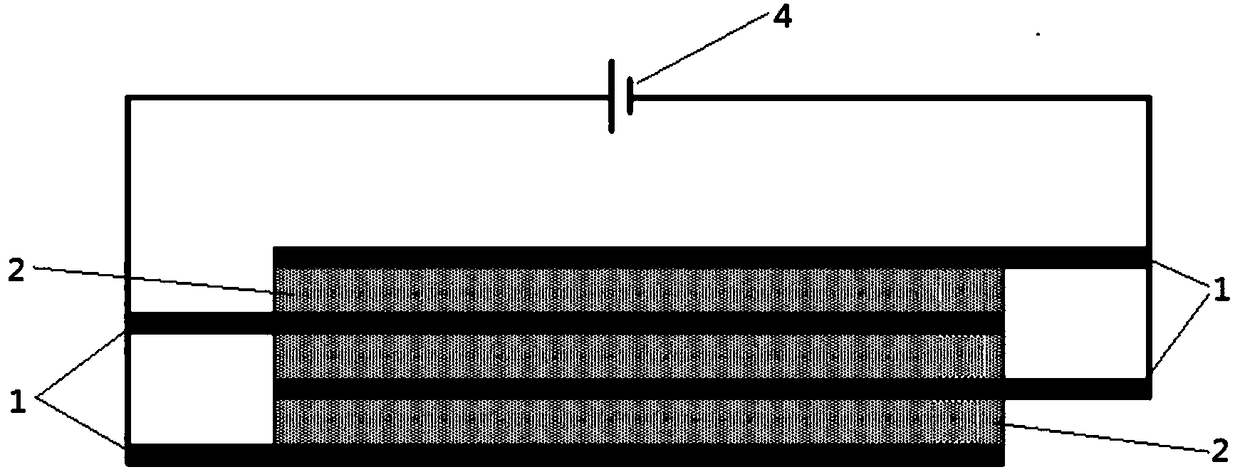 An electrically controlled terahertz polarizer based on a graphene grid strip structure and its application method