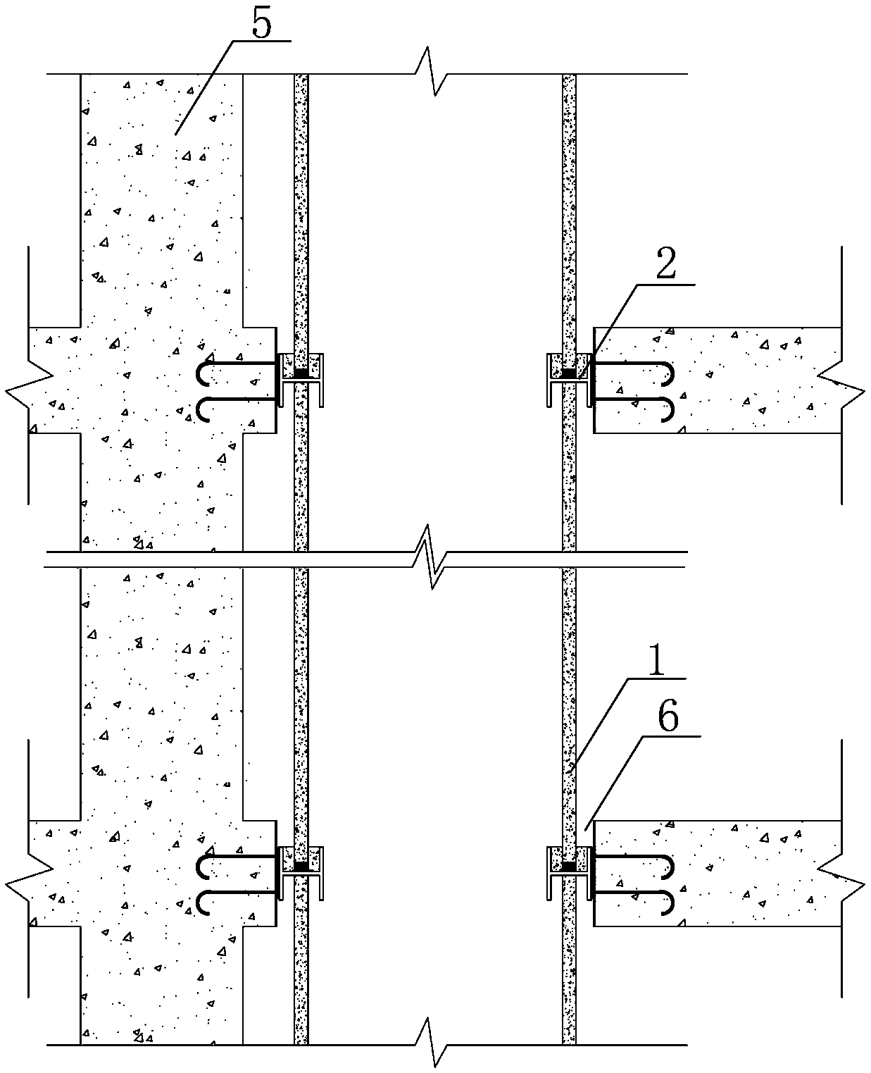 Air channel structure and construction method thereof