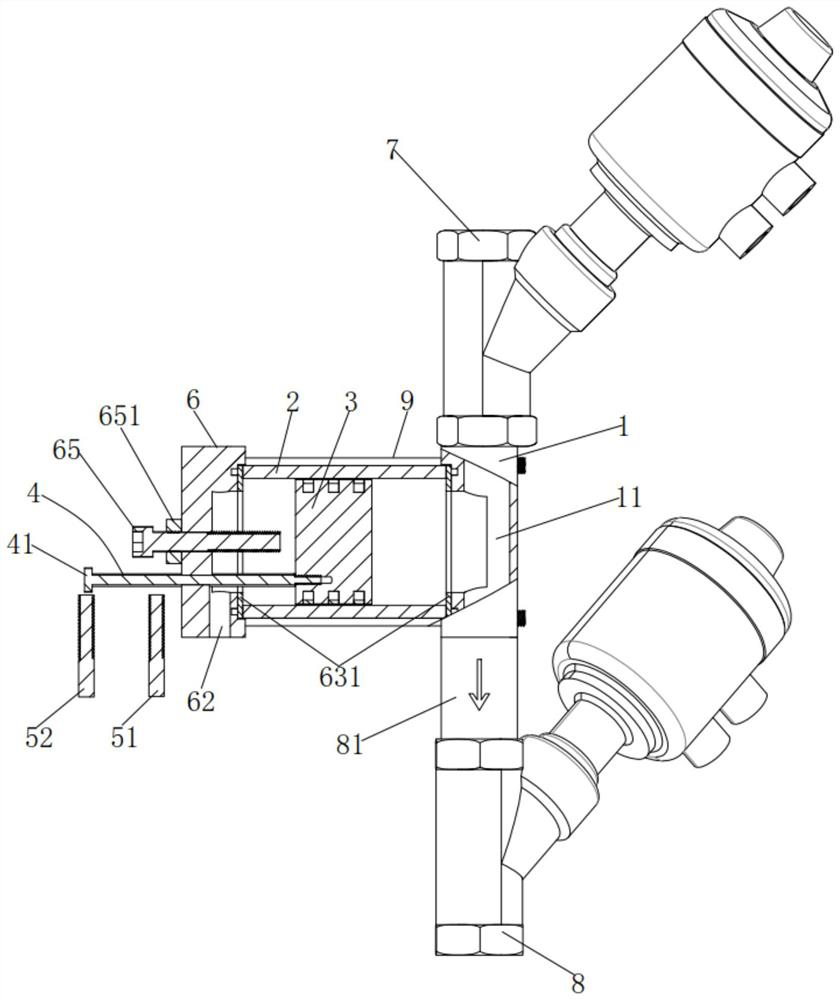 Liquid volume quantifying device