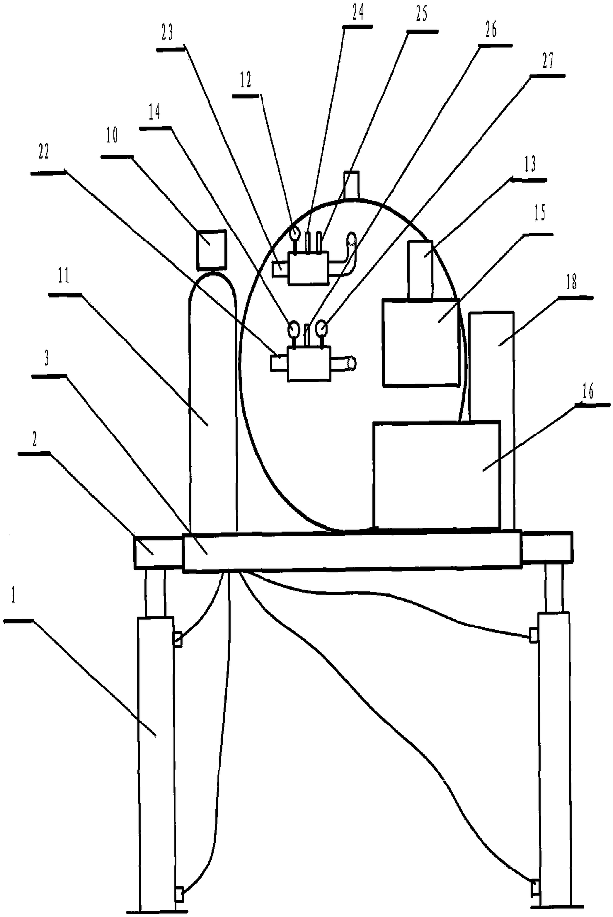 Oil well thermal washing and paraffin removal device