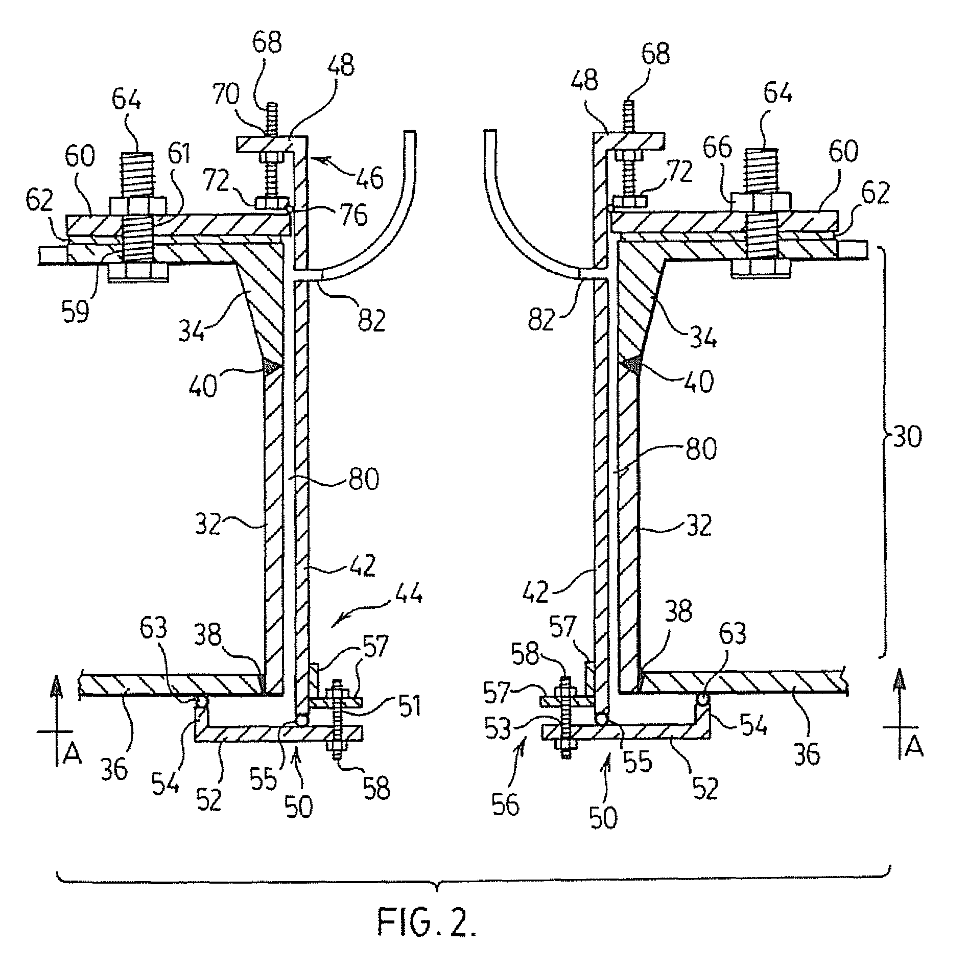 Weld testing apparatus and method for nozzles