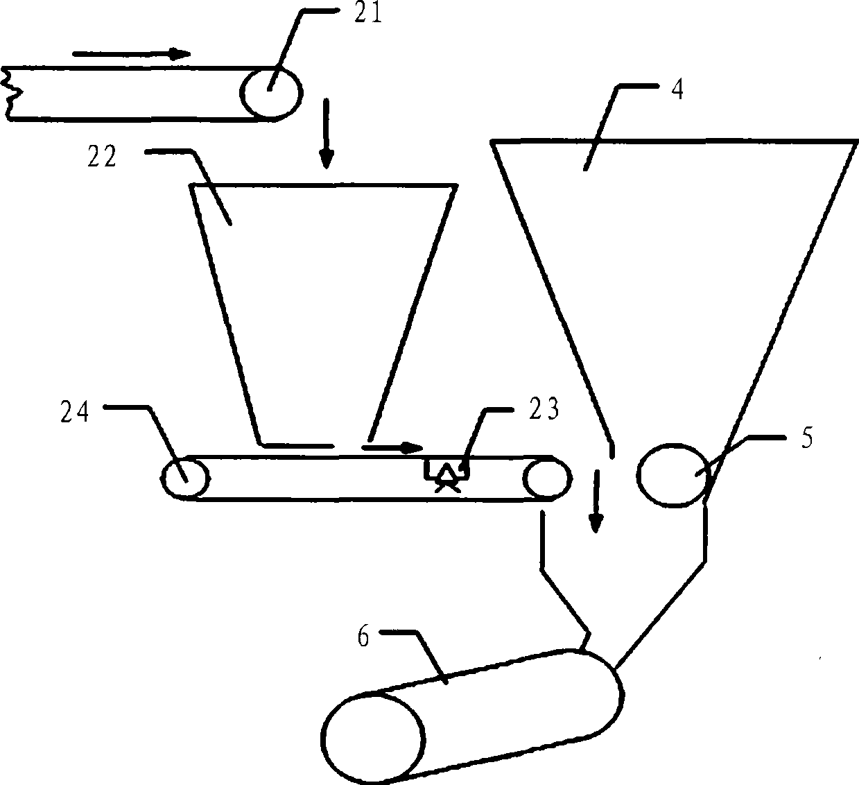 Method for charging iron ore sintering fuel