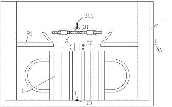 Mounting structure for transformer and use method of mounting structure