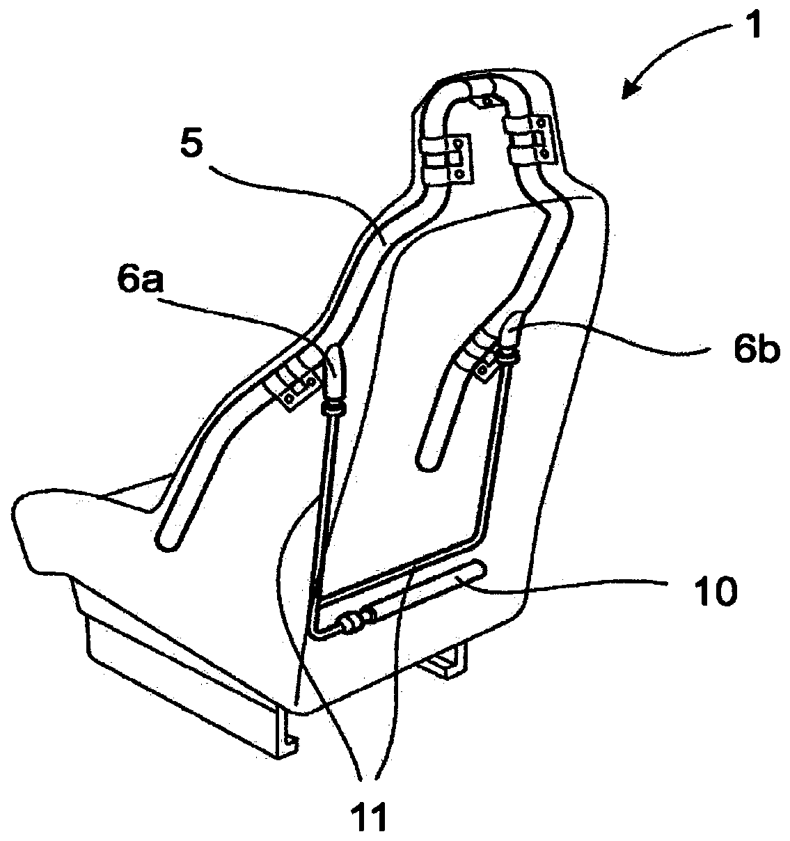 Air bag device and vehicle seat provided with air bag device