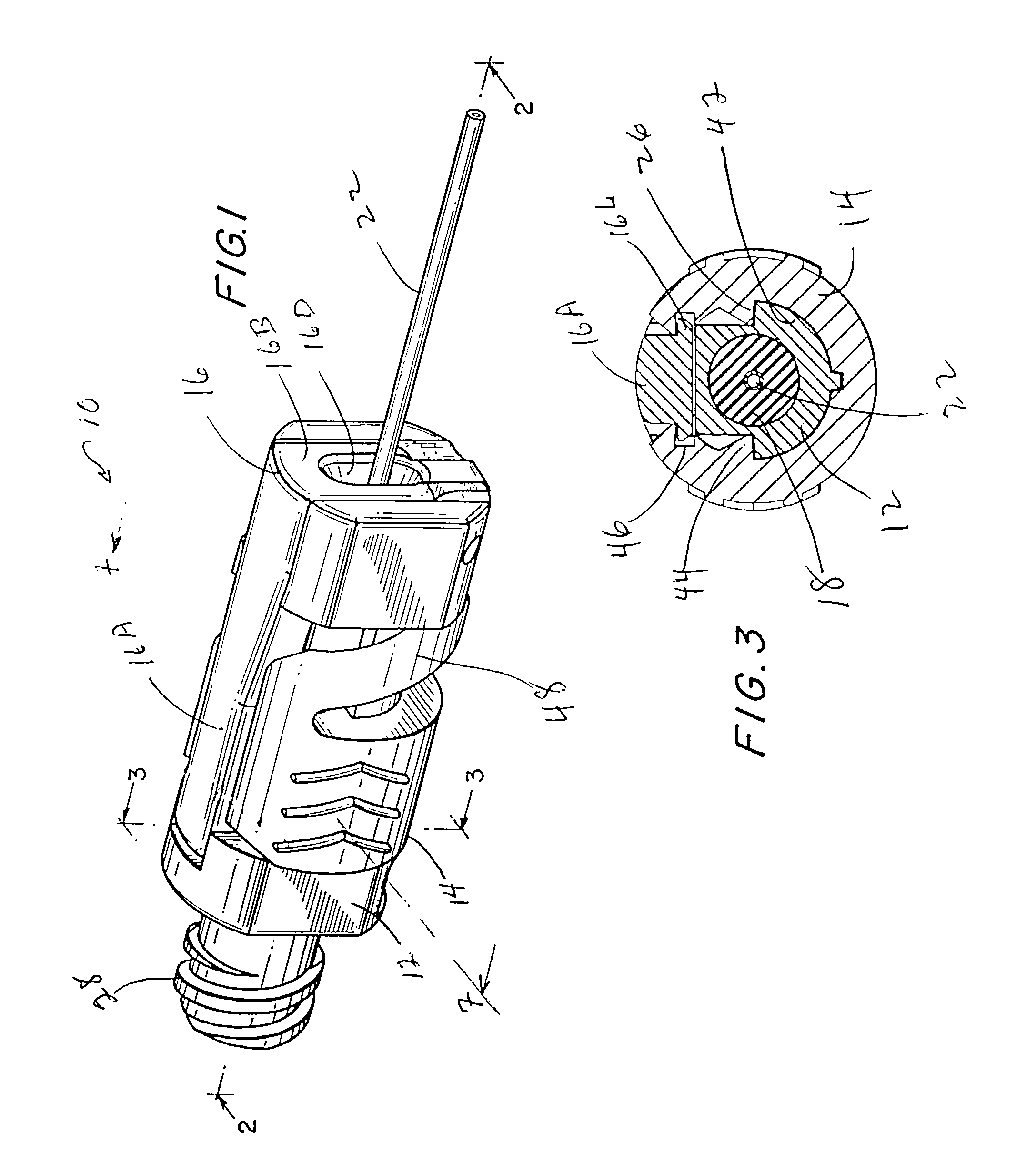 Catheter connector with pivot lever spring latch