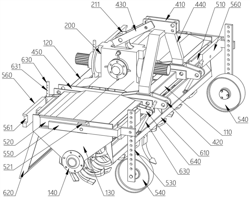 Easy-to-adjust multi-rotary universal rotary tiller