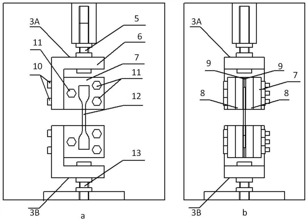 System and method for testing tensile property of soft hydrophilic material in normal saline