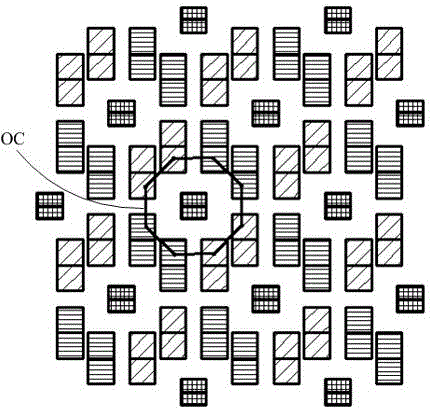 OLED (optical light emitting diode) pixel arrangement structure and display device