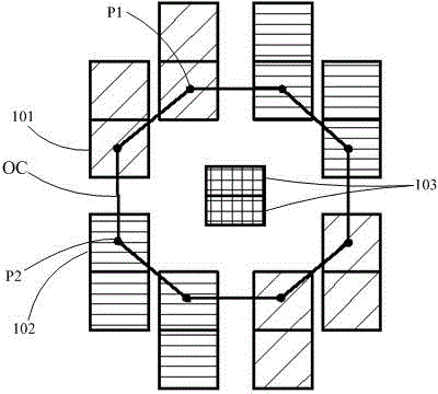 OLED (optical light emitting diode) pixel arrangement structure and display device