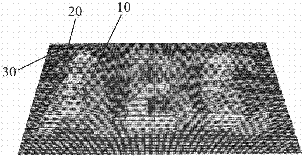 Printed anti-counterfeiting pattern, method for manufacturing same and anti-counterfeiting product with same