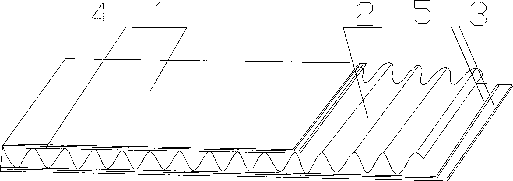 Lightweight flexible pre-printed color corrugated paper board and method of making the same