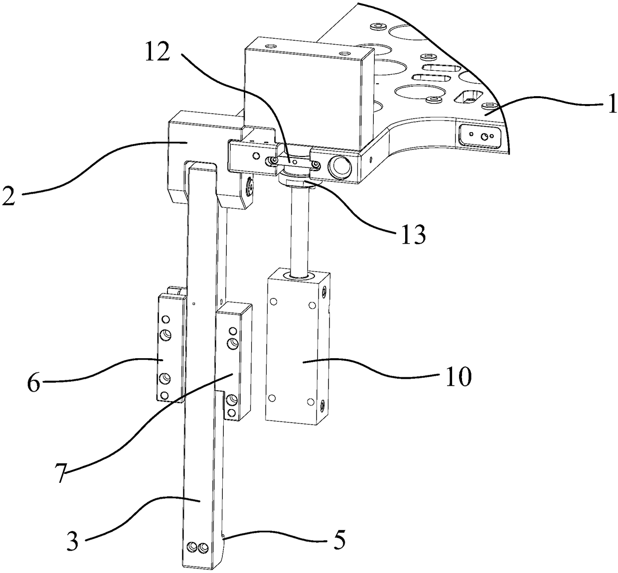 Drag hook structure of instrument panel mold