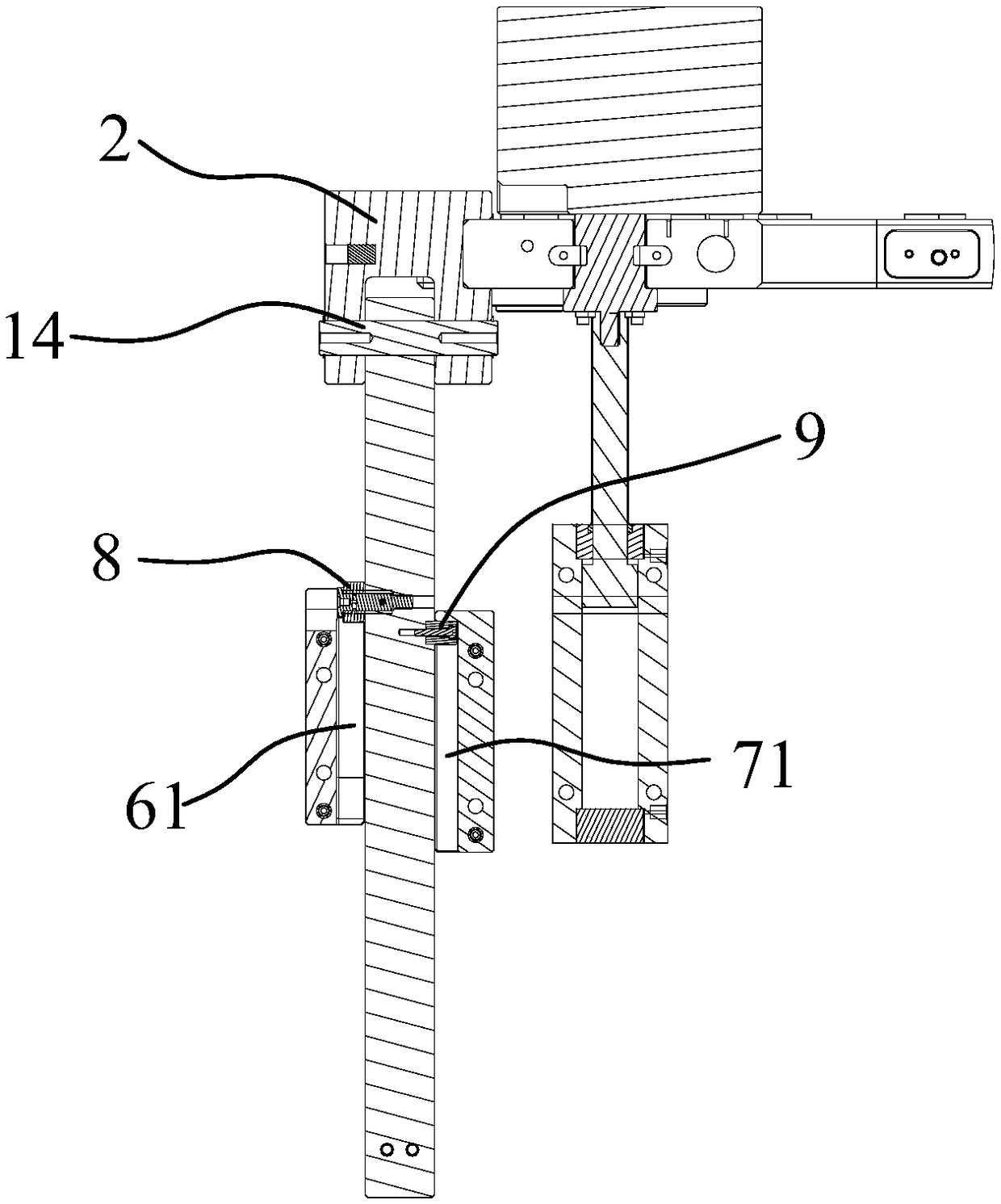 Drag hook structure of instrument panel mold