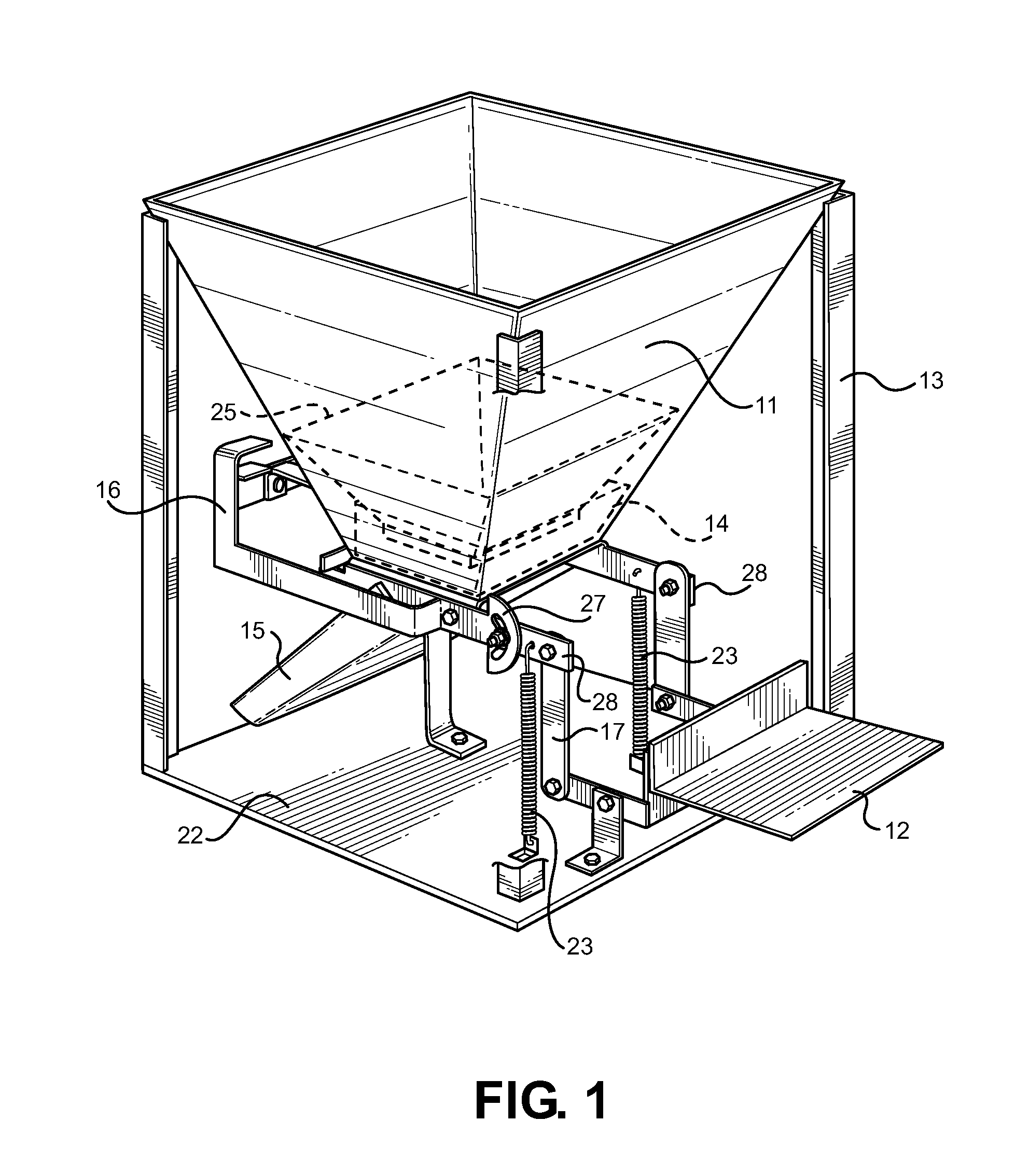 Pet Actuated Dry Food Feeder Device