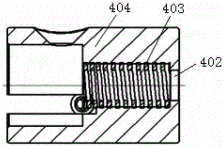 Discharging device for cold firework eruption device and cold firework eruption device