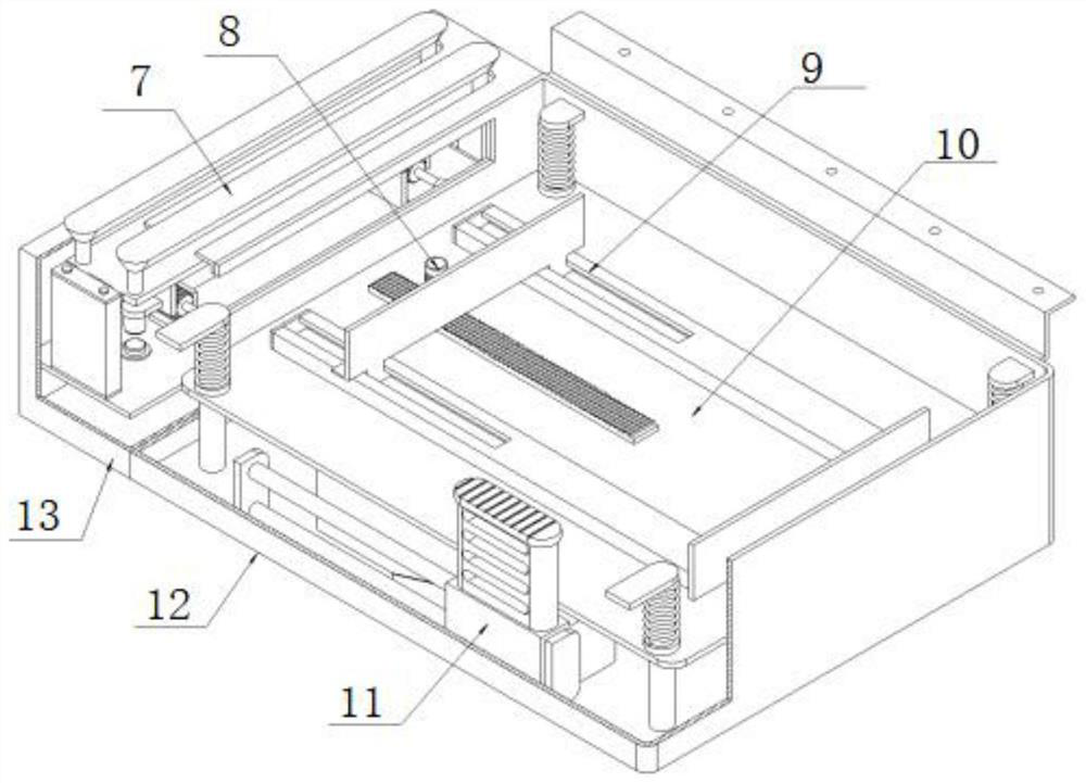 New energy battery box with good protection effect