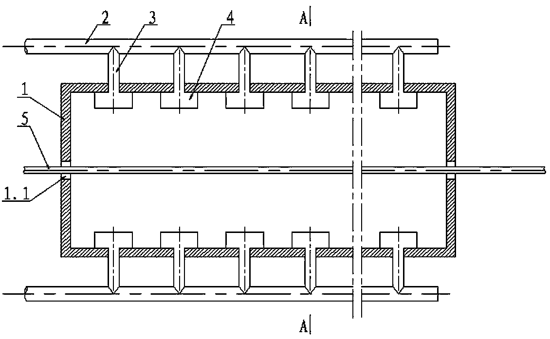 Air cooling device used after steel band plastic coating