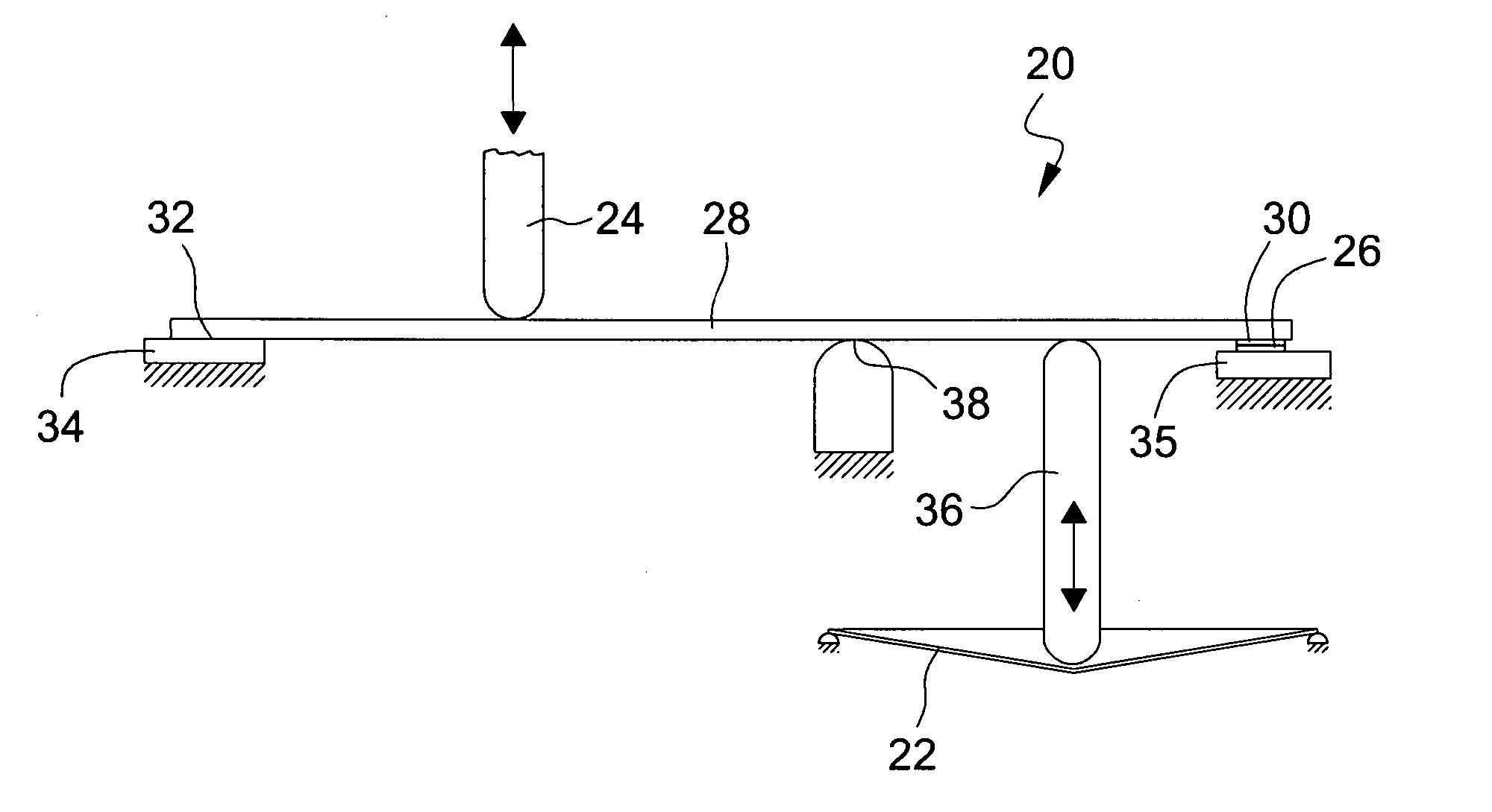Trip-free limit switch and reset mechanism