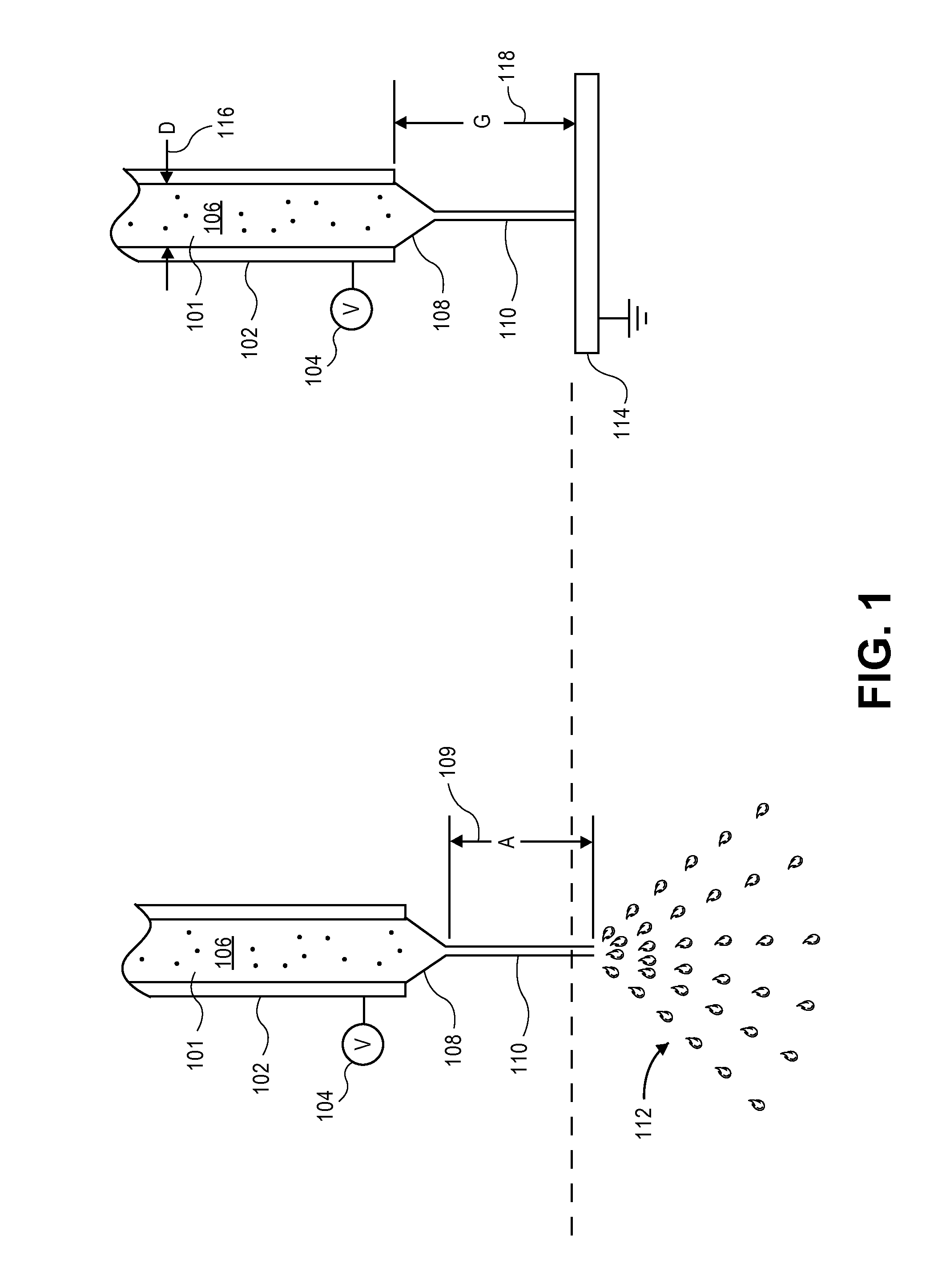 Analyte separator with electrohydrodynamic taylor cone jet blotter