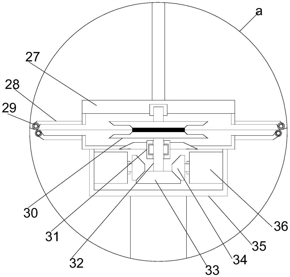 Soybean uniform crushing and guiding device