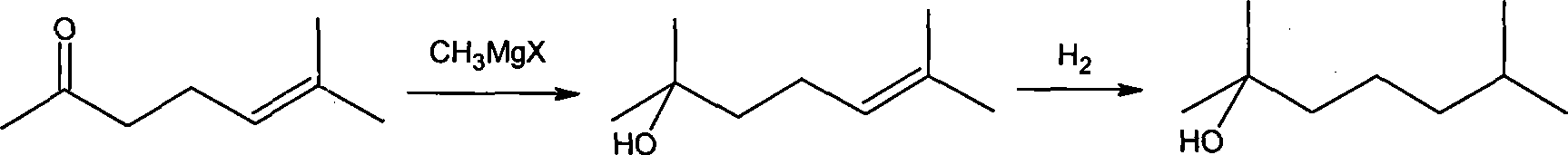 Method for preparing 2,6-dimethyl-2-heptanol