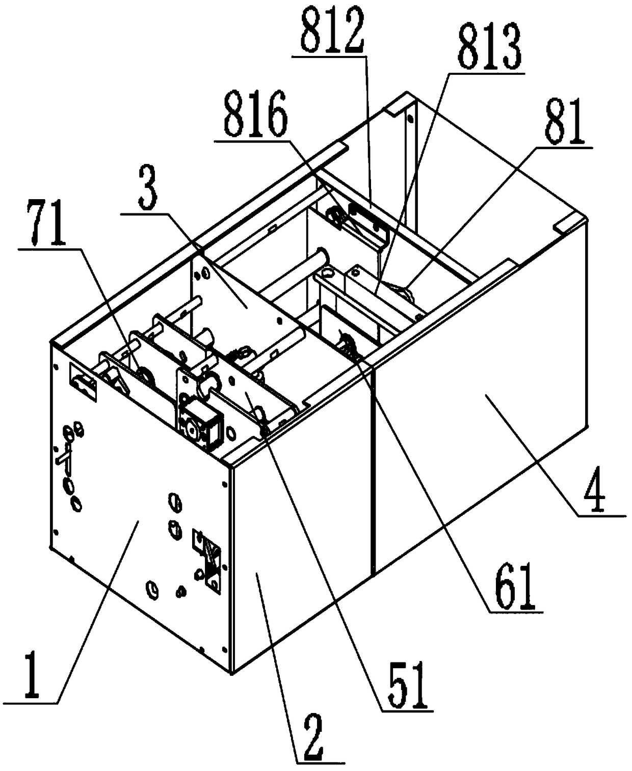 Modularized operation mechanism of solid insulated switchgear