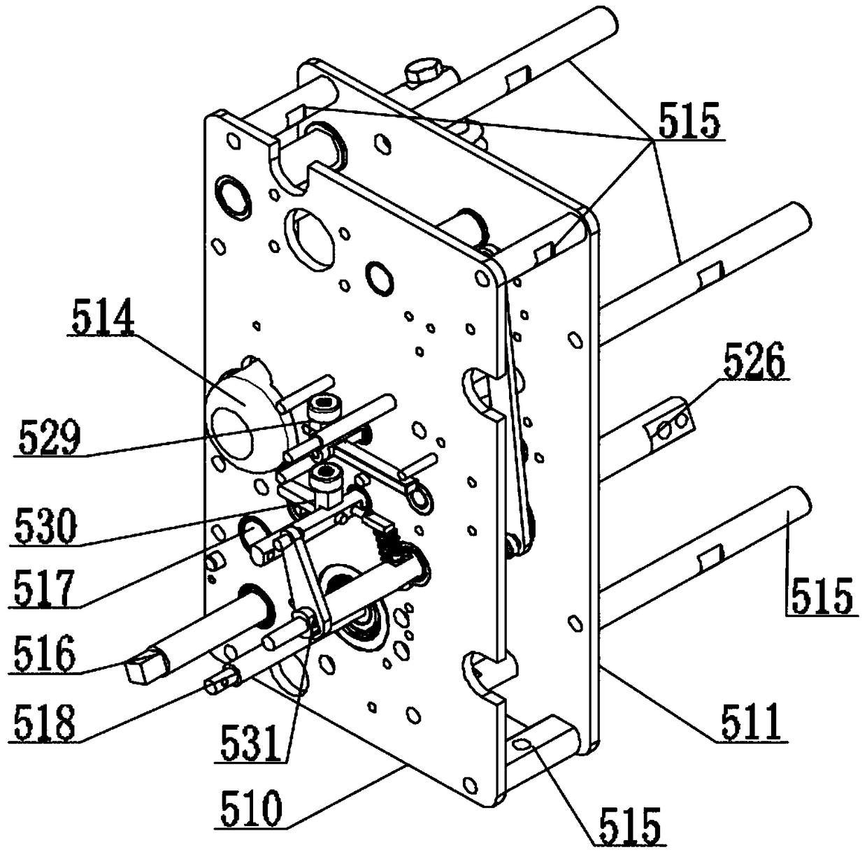 Modularized operation mechanism of solid insulated switchgear