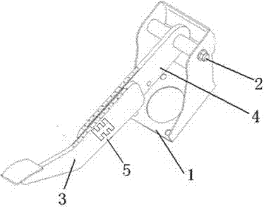 Vehicular brake pedal with adjustable lever ratio