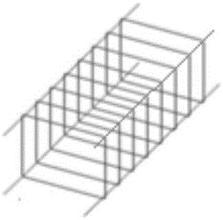Processing technology for production of precast stair reinforcement cage
