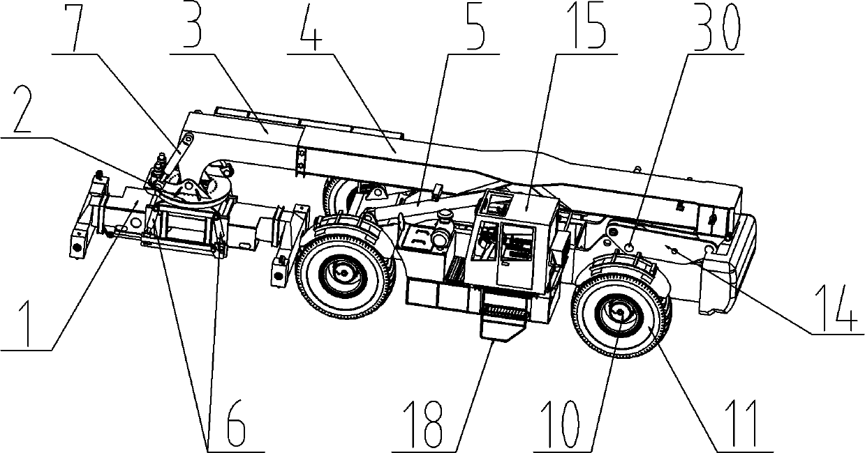 Off-road reach stacker for freight container