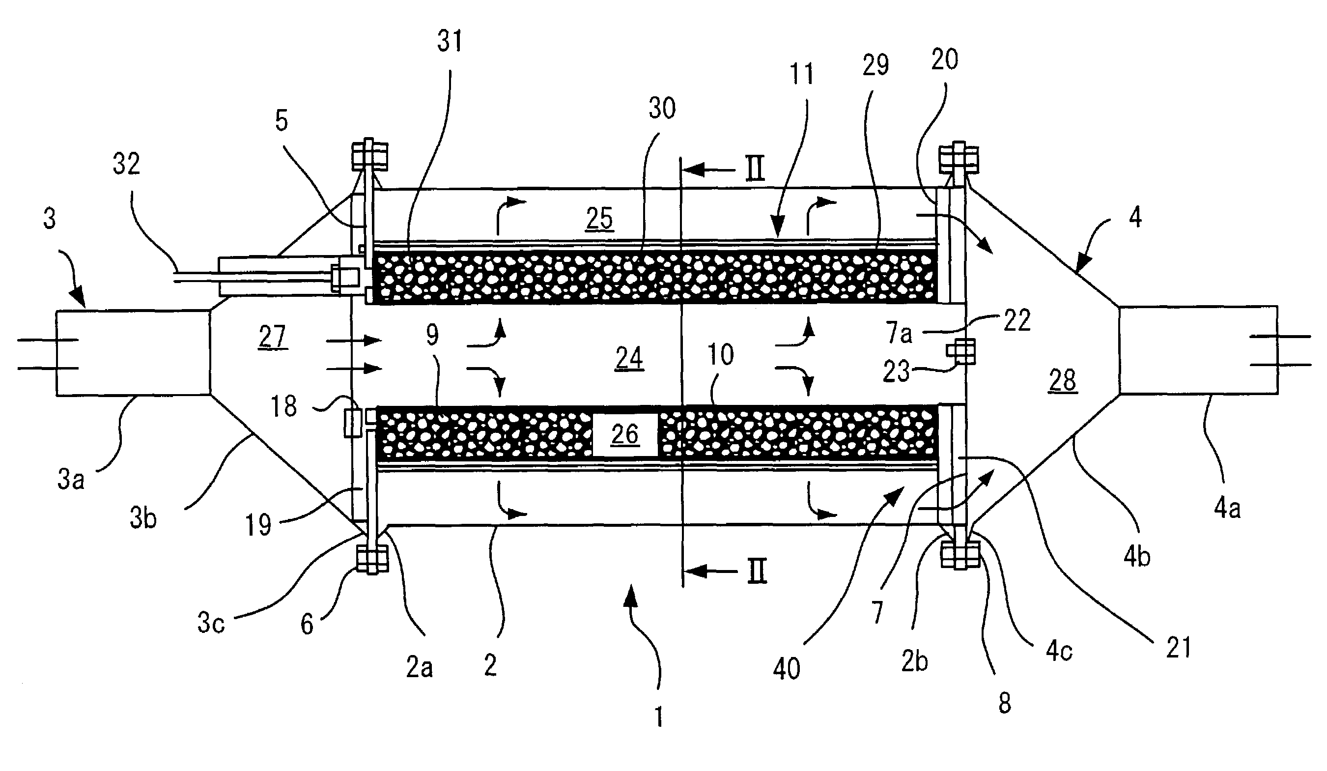 Diesel engine particulate filter